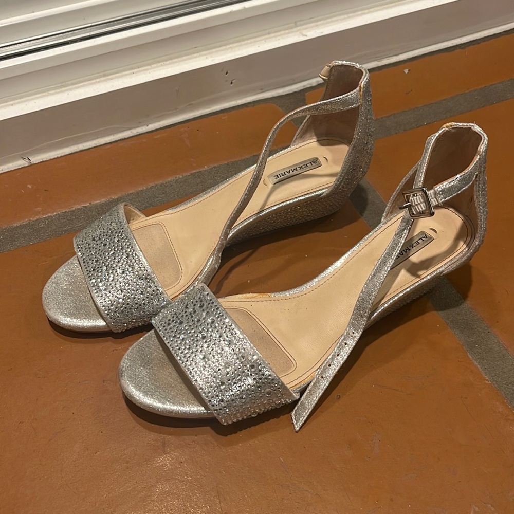 Mairithree Rhinestone Embellished Family Matching Ankle Strap Wedge Sandals